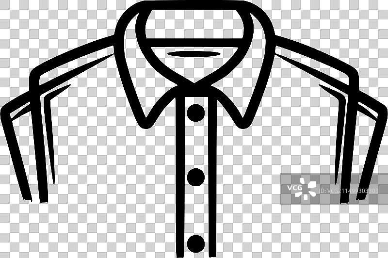 衬衫 - 简约扁平风logo图片素材