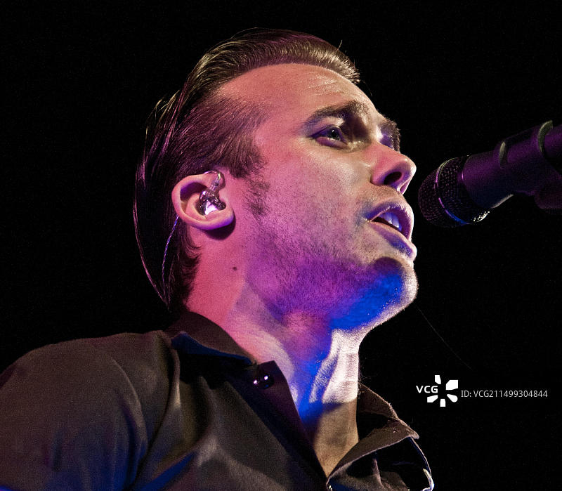 美国费城，2016年6月7日，The Shelters乐队在Fillmore音乐厅举办演唱会图片素材