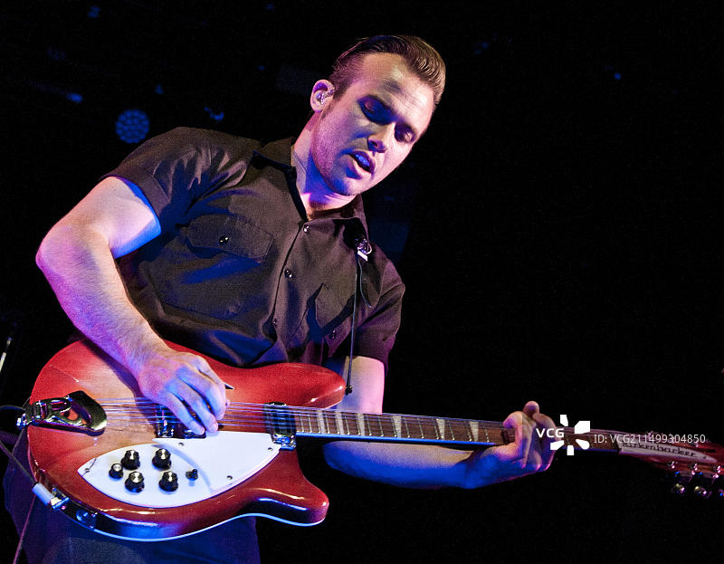 美国费城，2016年6月7日，The Shelters乐队在Fillmore音乐厅举办演唱会图片素材