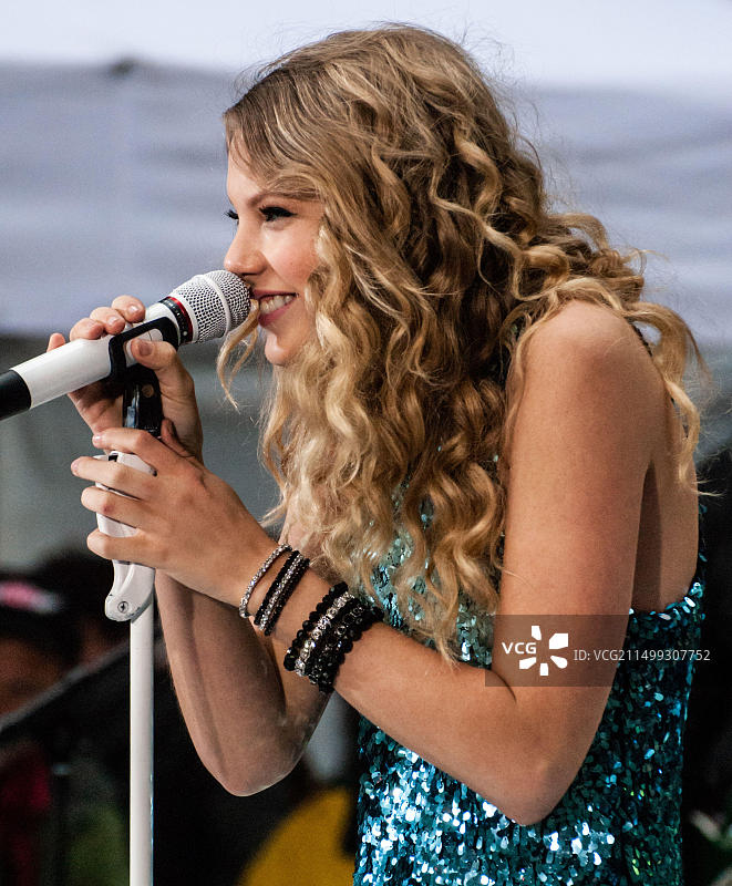 2009年泰勒·斯威夫特纽约演唱会图片素材