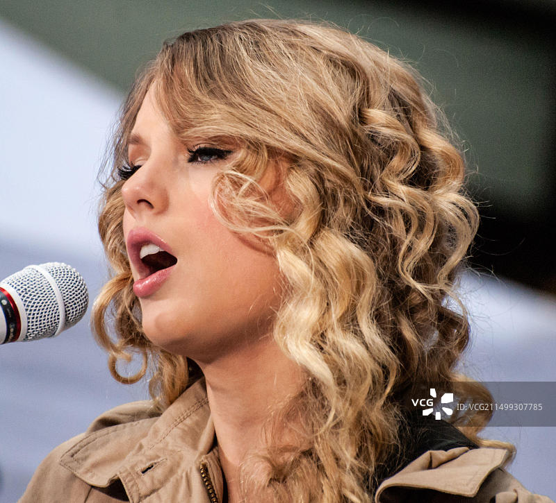 2009年泰勒·斯威夫特纽约演唱会图片素材