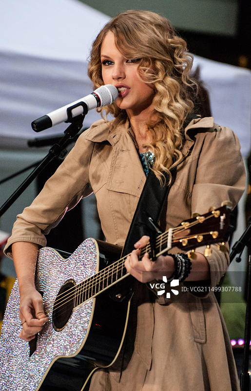 2009年泰勒·斯威夫特纽约演唱会图片素材