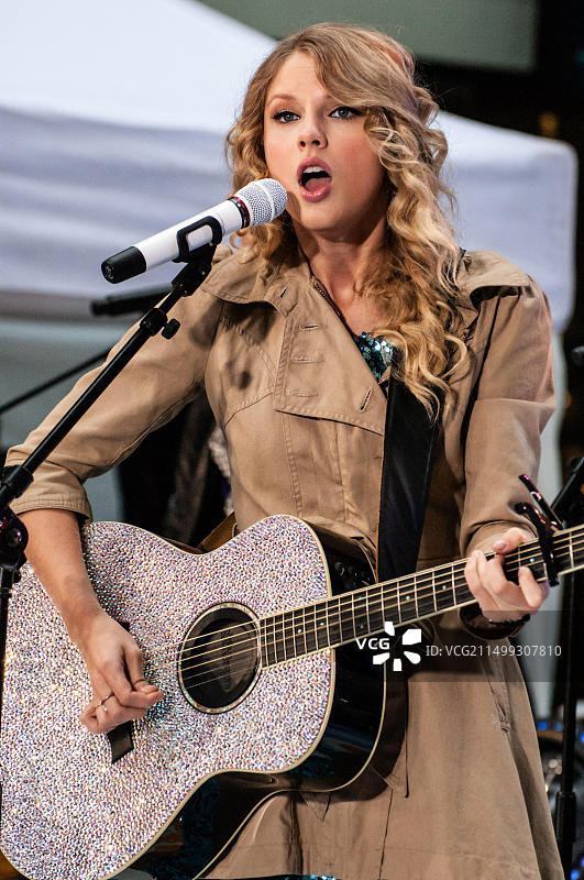 2009年泰勒·斯威夫特纽约演唱会图片素材
