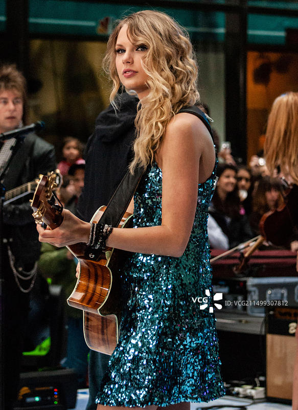 2009年泰勒·斯威夫特纽约演唱会图片素材