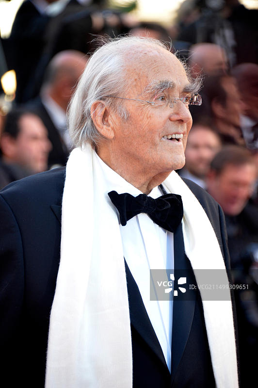 第70届戛纳电影节：作曲家兼钢琴家米歇尔·莱格兰德走上红地毯（2017/05/17）图片素材