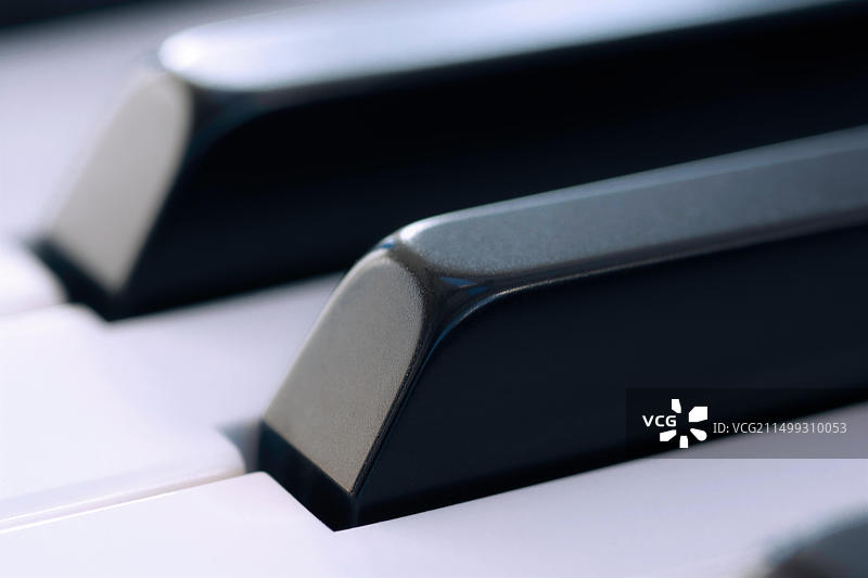 现代钢琴琴键图片素材