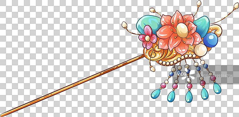 古风发簪图片素材