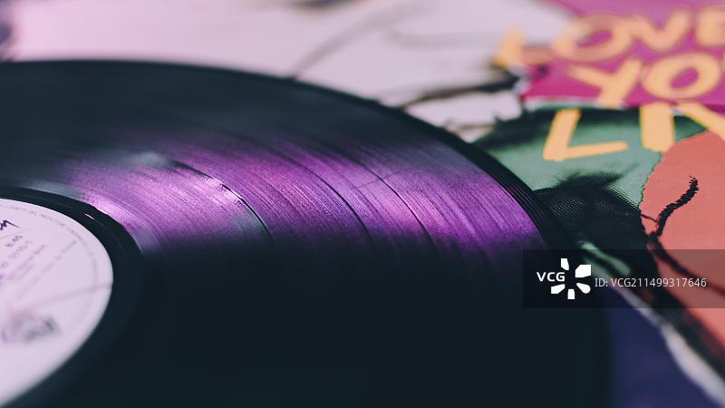 音乐生活黑胶复古图片素材