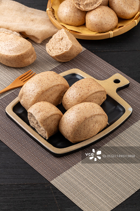 高粱馒头,五谷杂粮,粗粮,杂粮,馒头,高粱,粮食,食物,美食,面食,馍馍图片素材