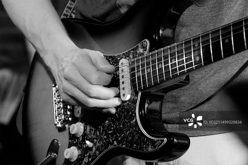 电吉他演奏者图片素材