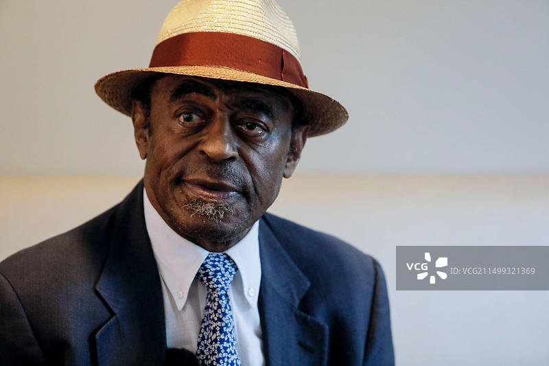 2017年7月20日，法国昂蒂布胡安莱班爵士音乐节：美国萨克斯管演奏家阿奇·谢普图片素材