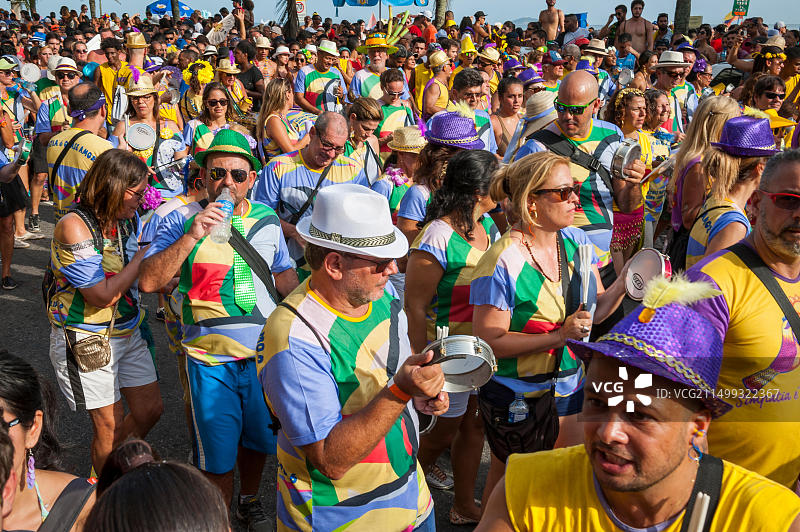 里约热内卢狂欢节街头派对图片素材