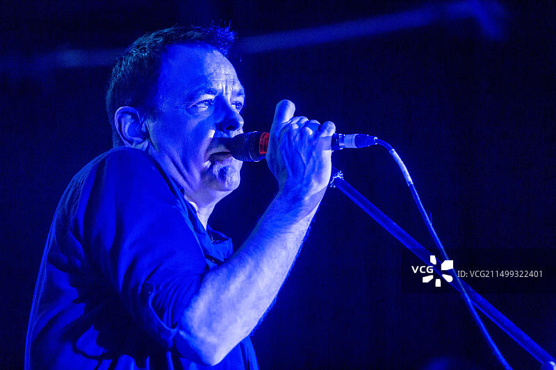 大卫·格吉，The Wedding Present乐队主唱 - 2016年12月9日在洛estoft水族馆现场音乐会图片素材