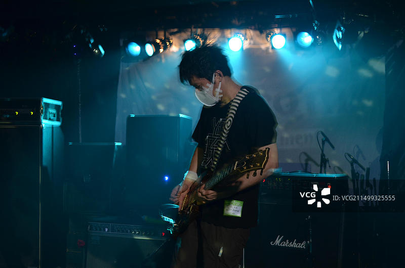 在日本东京拍摄的Melt Banana乐队Agata照片图片素材