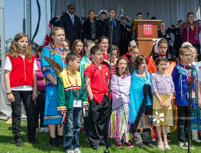 加拿大多伦多：约克战役200周年纪念活动（2013年4月27日）图片素材