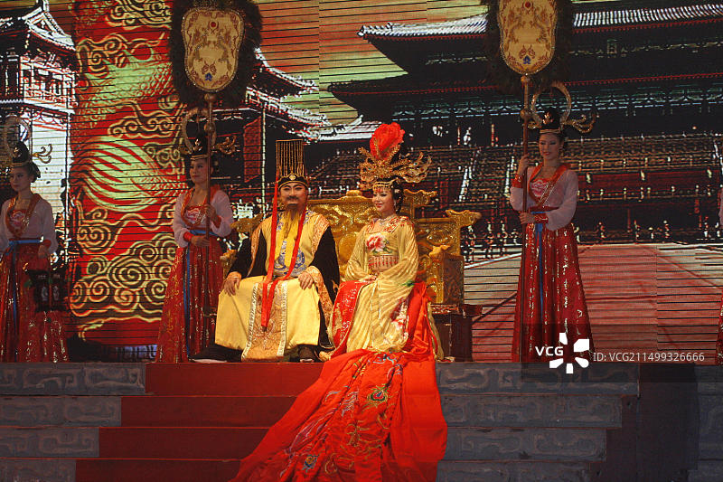 中国西安的舞蹈剧院图片素材