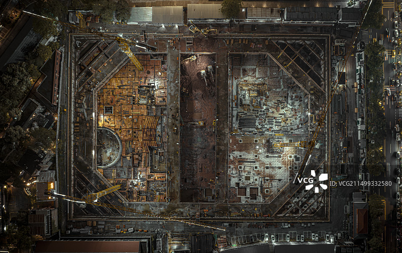 广州科学馆建设过程图片素材