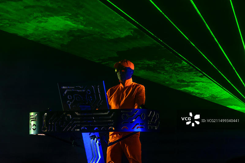 宠物店男孩乐队在英国威尔士Portmeirion音乐节演出图片素材