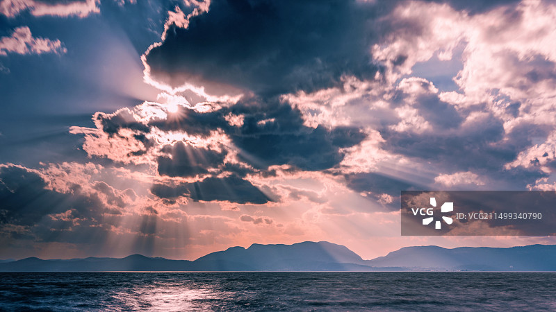 昆明市滇池风景区西山风景名胜区图片素材