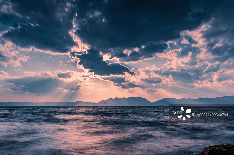 昆明市滇池风景区西山风景名胜区图片素材