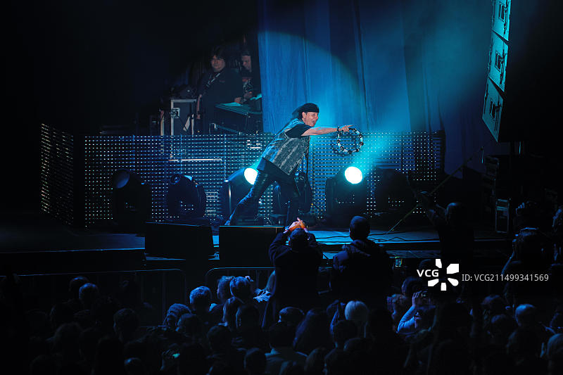 乌克兰第聂伯罗彼得罗夫斯克，2012年10月31日：蝎子乐队图片素材