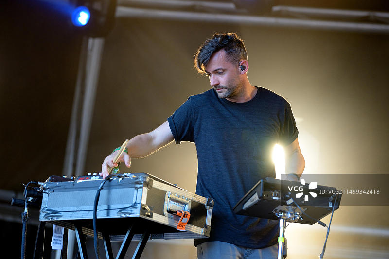 巴塞罗那声纳音乐节：音乐制作人Bonobo演出图片素材