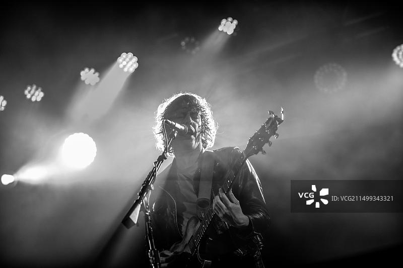 Razorlight乐队主唱约翰尼·伯勒尔演出图片素材