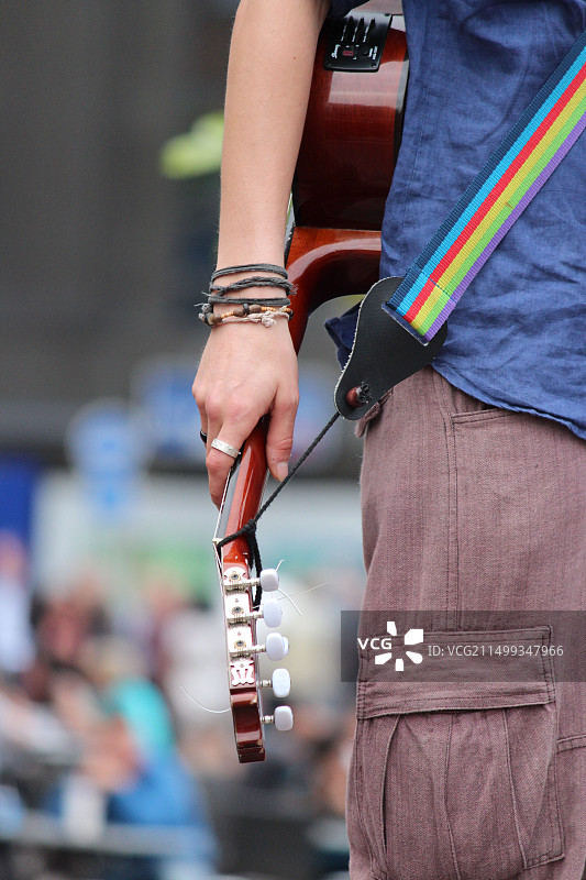 在法国图卢兹的音乐家图片素材