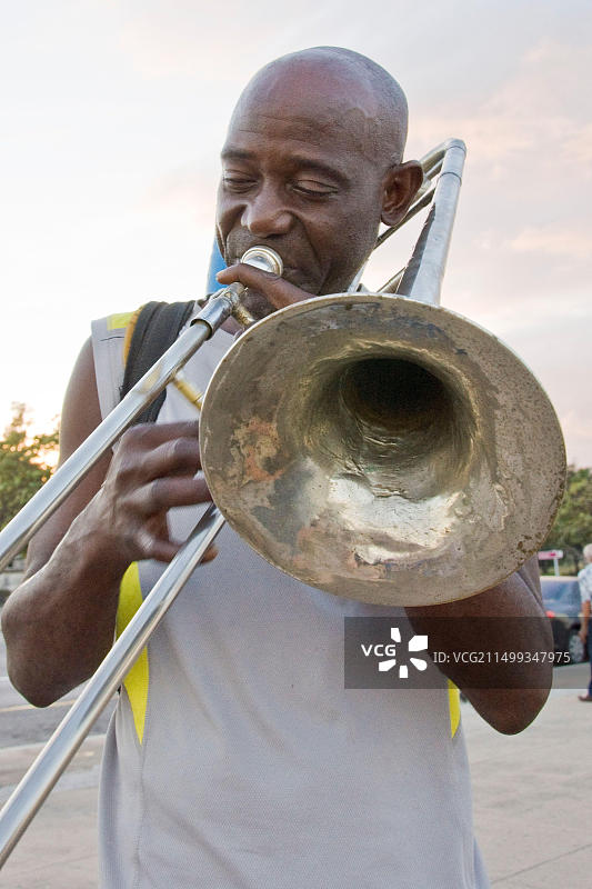 古巴哈瓦那的音乐家图片素材