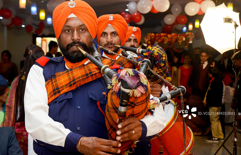 印度音乐家图片素材