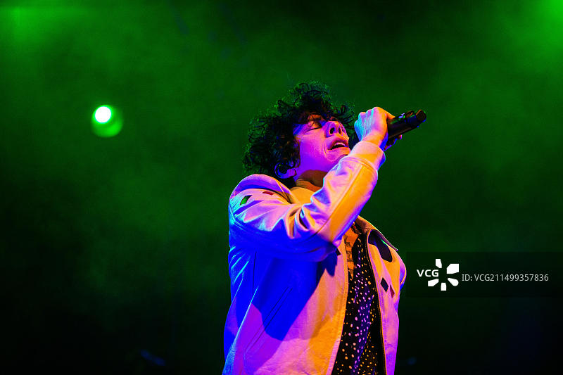 2019年5月15日，意大利米兰Fabrique，LP现场演出图片素材