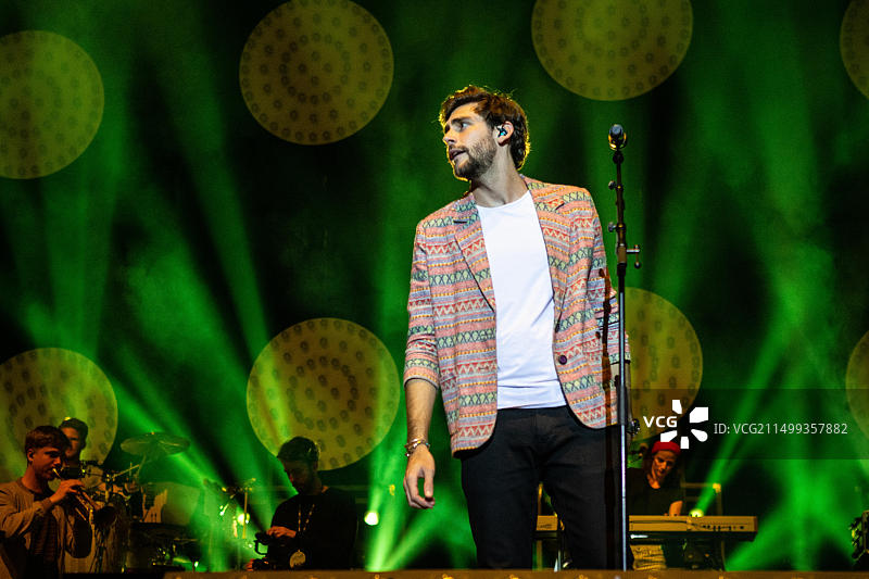 2019年5月9日，意大利米兰，阿尔瓦罗·索莱尔在米兰论坛现场演出图片素材