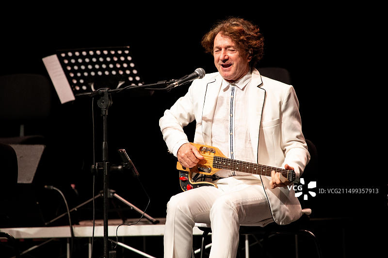 2019年4月13日，意大利米兰阿钦博第剧院Goran Bregovic现场演出图片素材