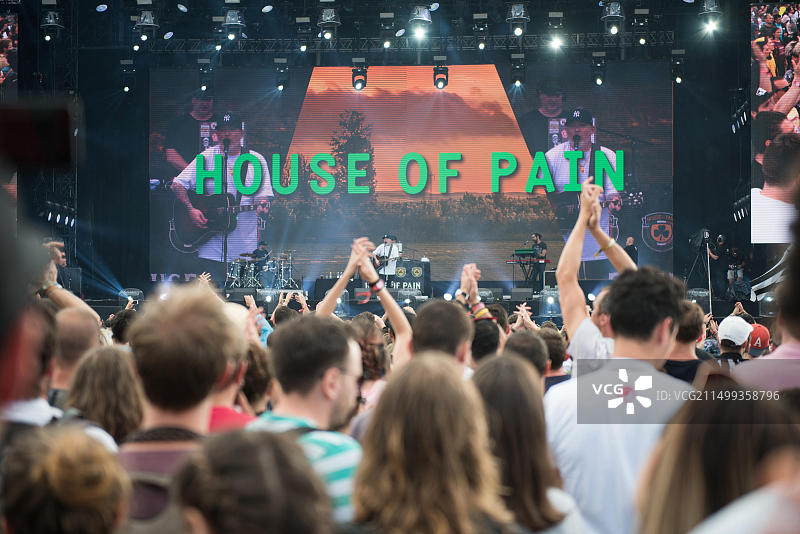 罗马尼亚邦蒂达：House of Pain乐队在Electric Castle音乐节上表演图片素材