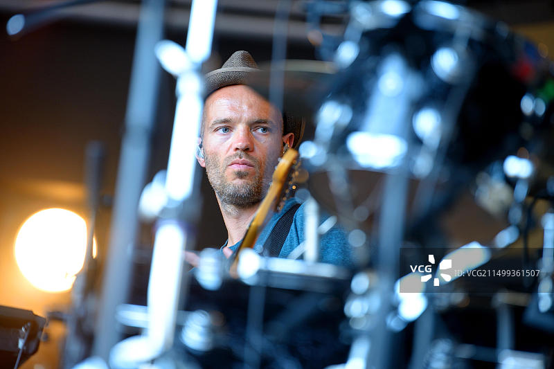 巴塞罗那声纳音乐节：音乐制作人Bonobo演出图片素材