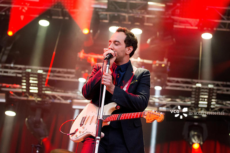 小阿尔伯特·哈蒙德在音乐节表演图片素材