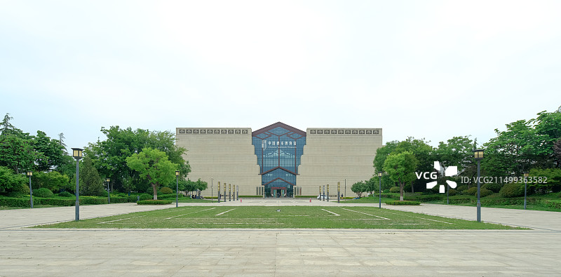 山东淄博·中国课本博物馆外景图片素材