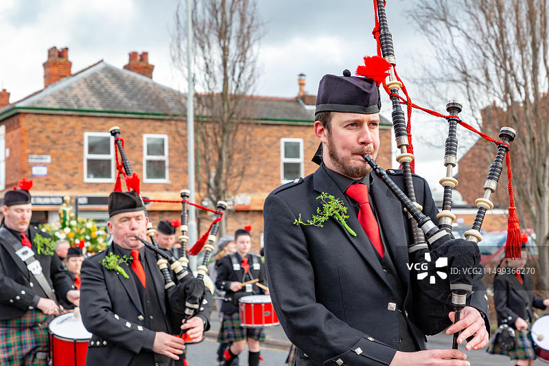 圣帕特里克节游行图片素材