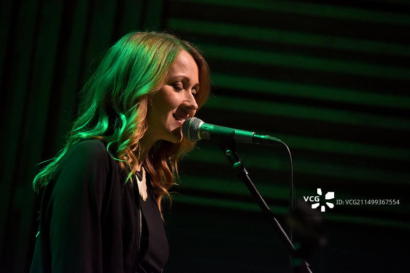 2018年瑞典北雪平Flygeln音乐厅的艾尔维斯小姐图片素材