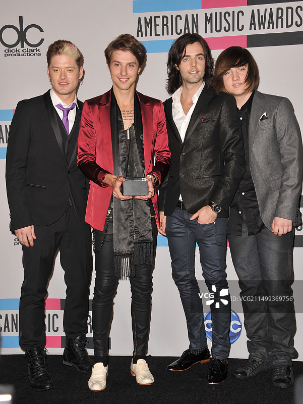 Hot Chelle Rae乐队亮相2011年全美音乐奖图片素材