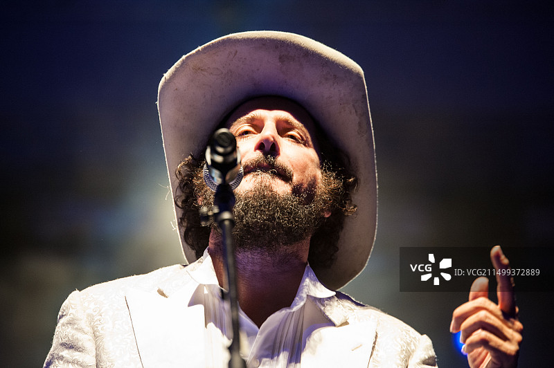 维尼西奥·卡波塞拉在2013年Frammenti音乐节上表演图片素材