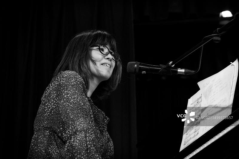 岛田敦子三重奏在布雷肯爵士音乐节（2017年）图片素材