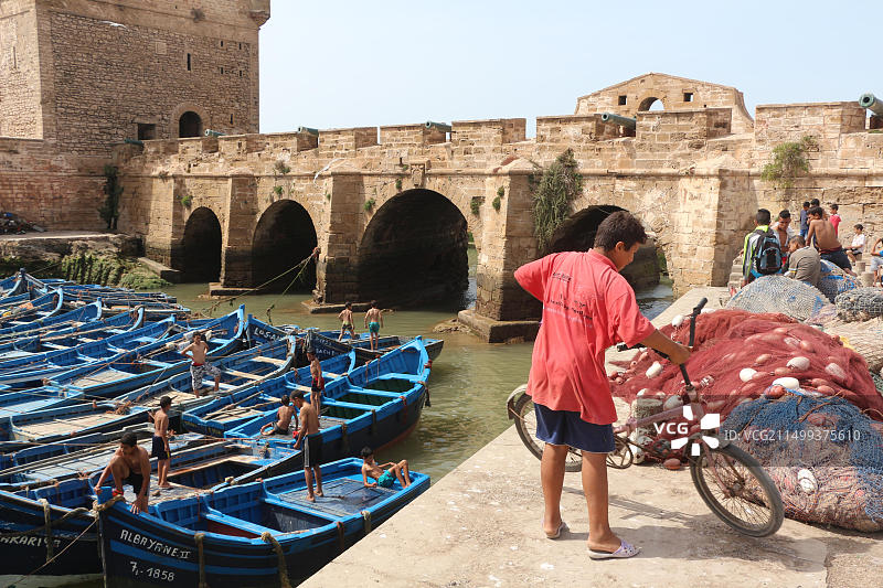 索维拉港口街头音乐人图片素材
