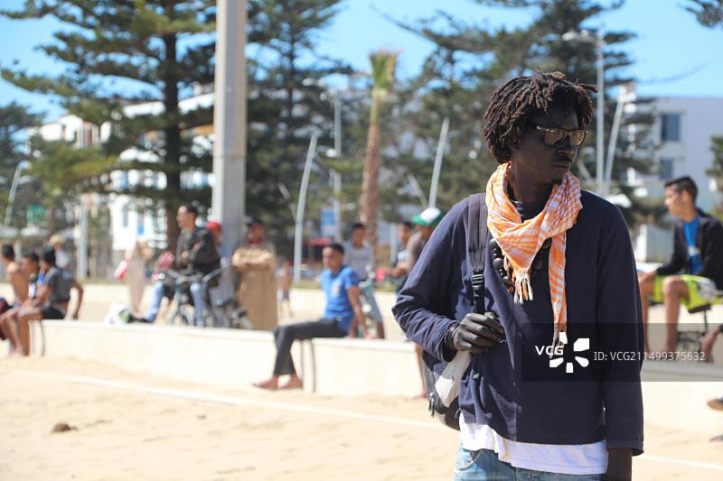 索维拉港口街头音乐人图片素材