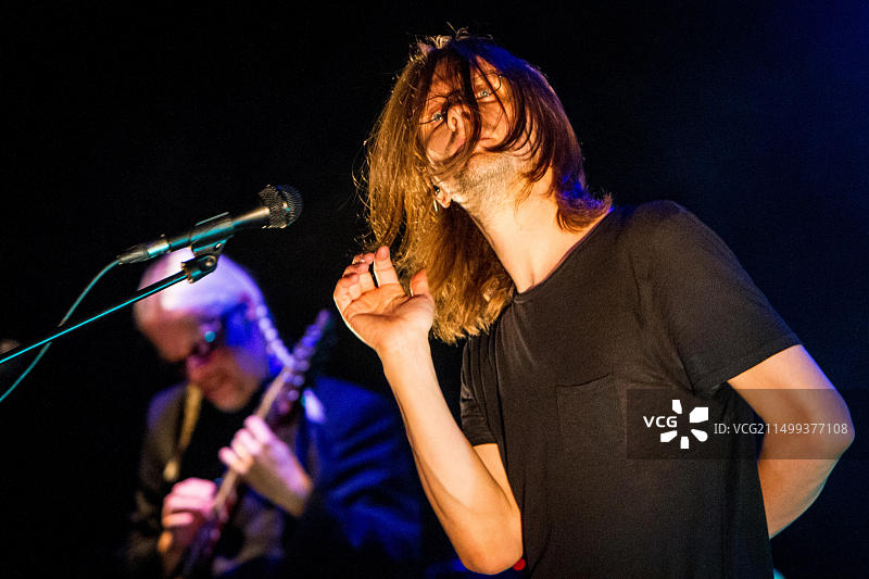 2012年5月10日，意大利米兰，英国音乐家史蒂文·威尔逊在演出图片素材