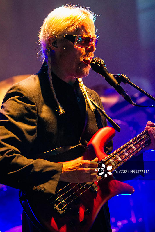 2012年5月10日，意大利米兰，英国音乐家史蒂文·威尔逊在演出图片素材