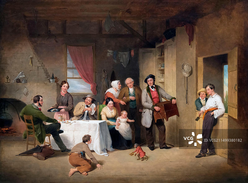 弗朗西斯·威廉·埃德蒙兹的《手摇风琴艺人》图片素材