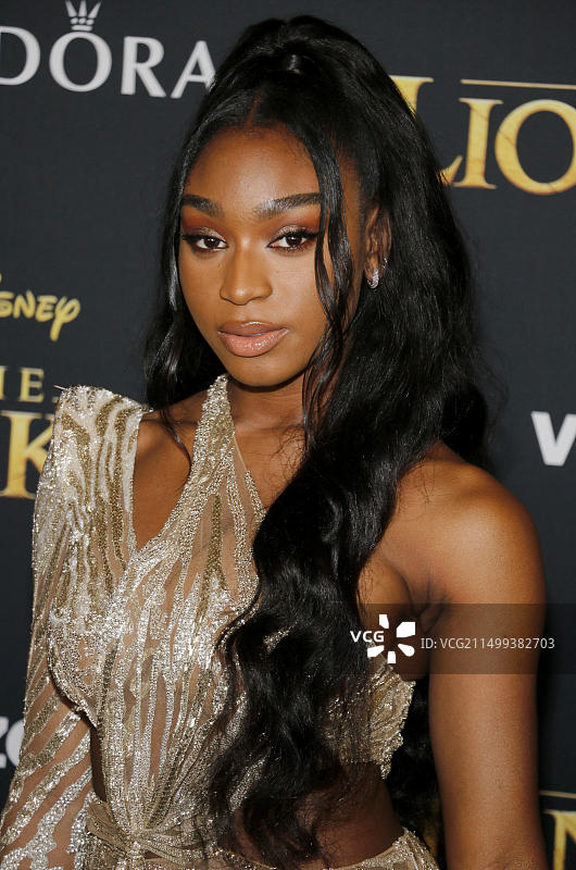 2019年7月9日，Normani在美国好莱坞杜比剧院举行的《狮子王》世界首映式上图片素材