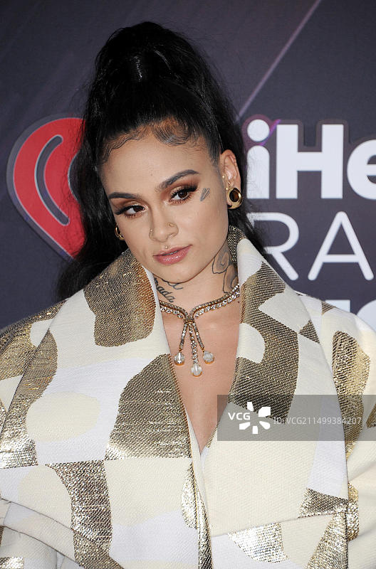 Kehlani 出席 2018 年 3 月 11 日在美国英格尔伍德论坛举行的 iHeartRadio 音乐奖图片素材