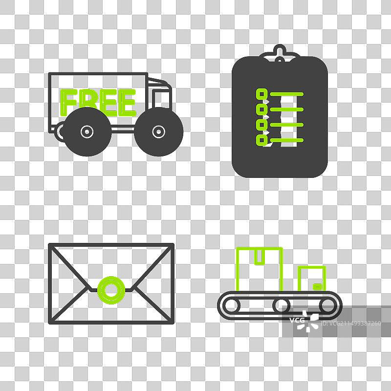 纸板箱输送带图片素材